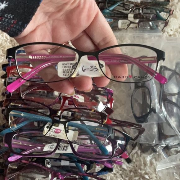 COPY - COPY - LOT OF 100 HARD CANDY NEW EYEGLASSES LADIES FRAMES EYEWEAR NWT DE… - Picture 2 of 5